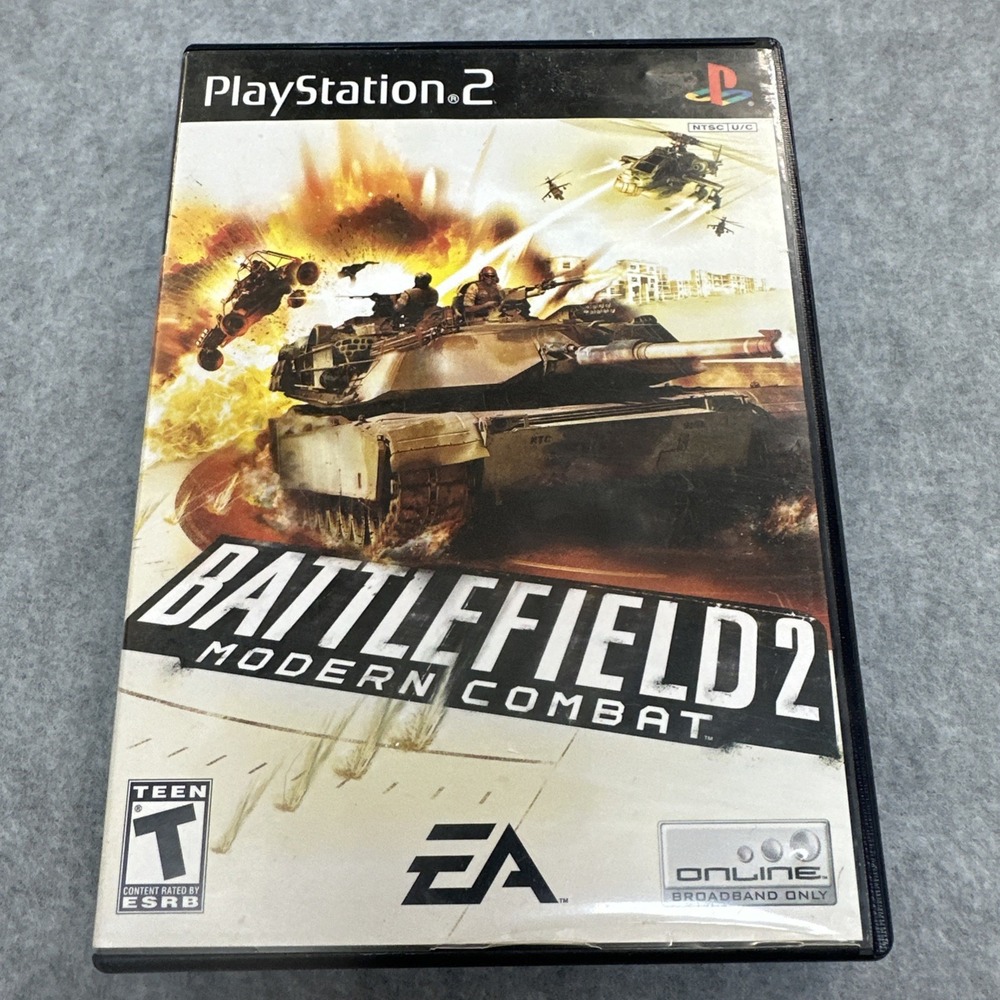PlayStation 2 Battlefield 2: Modern Combat (Sony PS2, 2005) No Manual